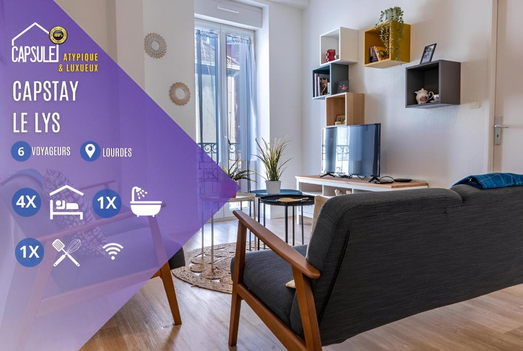 Apartamento Résidence Serenity--wifi--centre Ville--sanctuaires *
